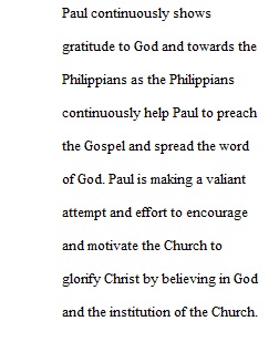 Philippians Panorama Report